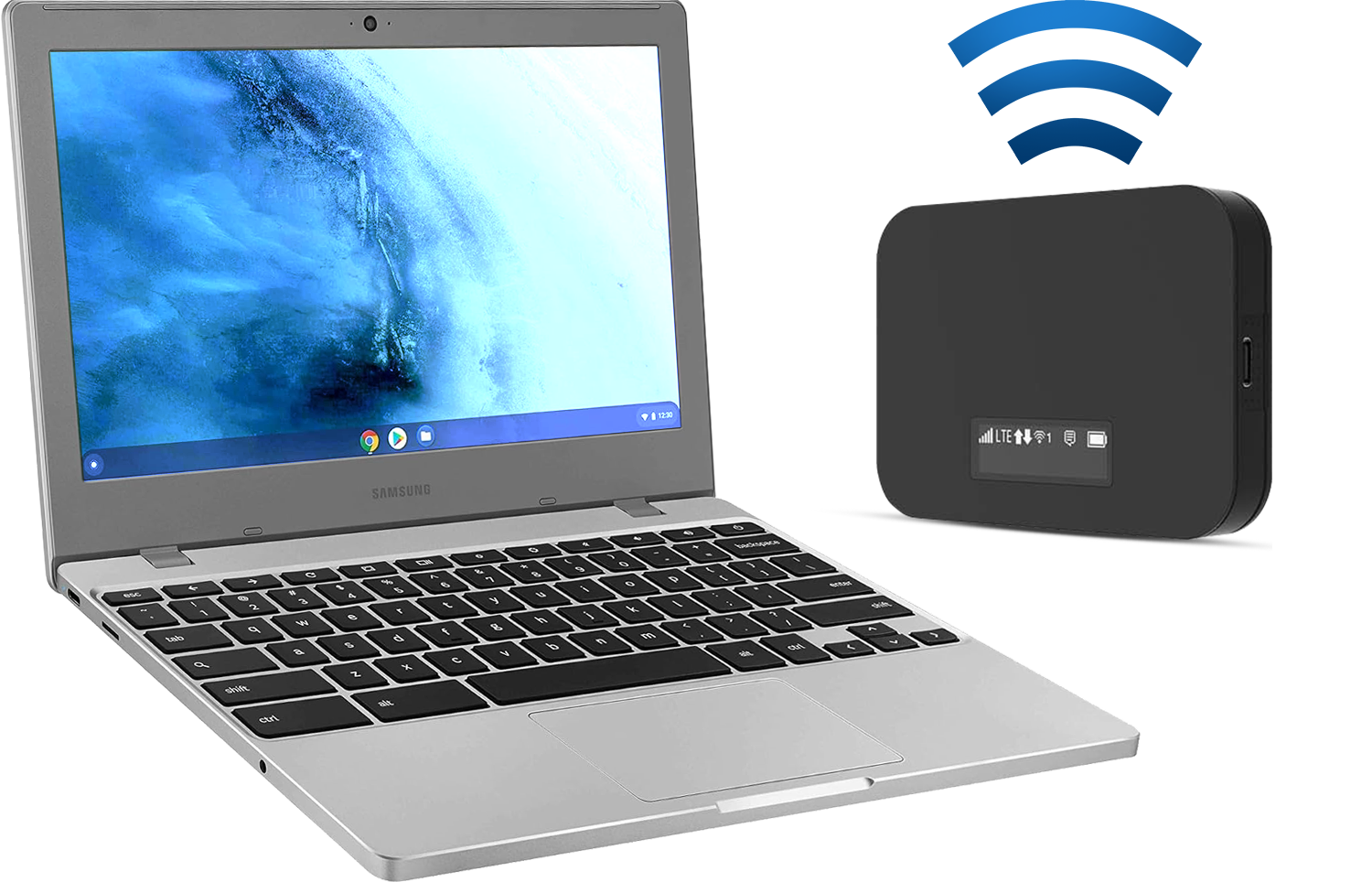 Chromebook 4 and Hotspot Franklin T10 Chromebook 4 and Hotspot Franklin T10