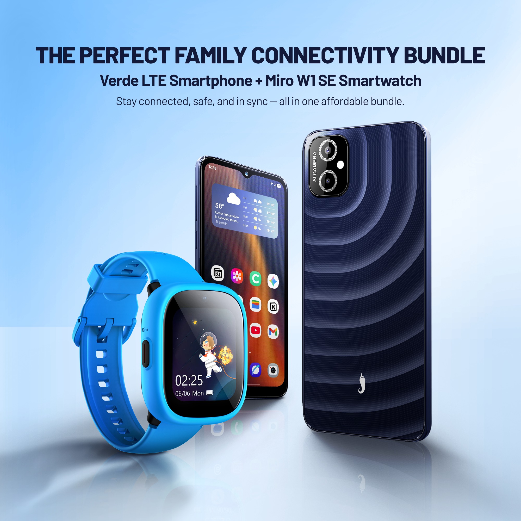 Verde LTE + Miro W1 SE (Black) Family Bundle Verde LTE + Miro W1 SE (Black) Family Bundle