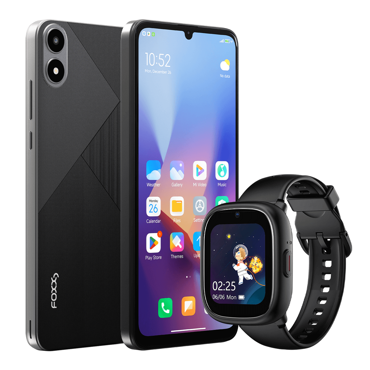 AirVoice A67L + Miro W1 SE (Black) Family Bundle