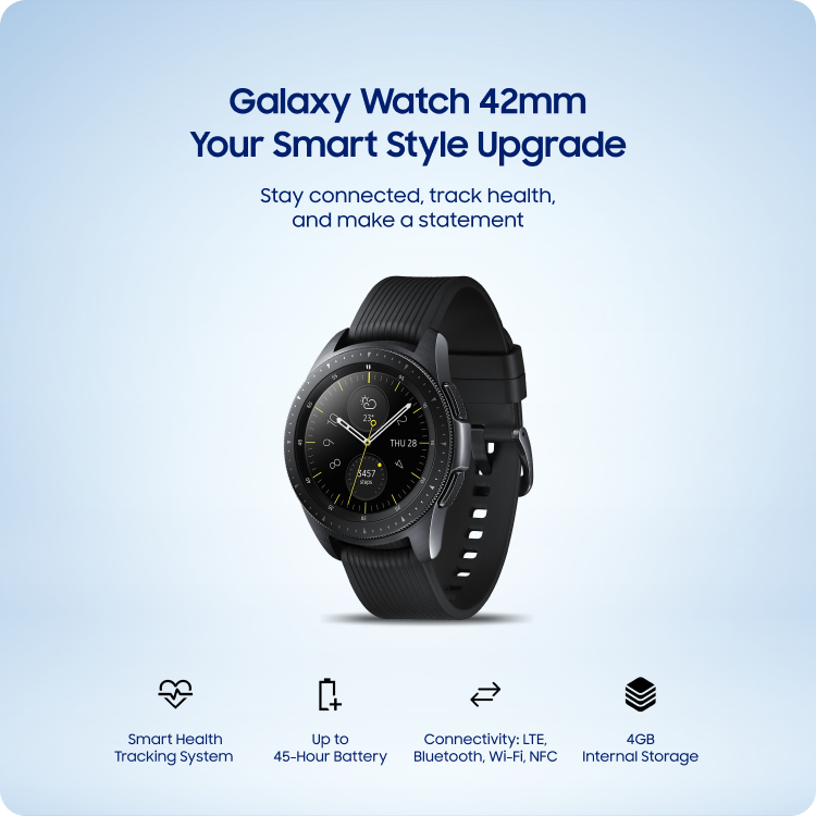 Samsung Gear Galaxy S10e Smartwatch Stainless Steel Samsung Galaxy