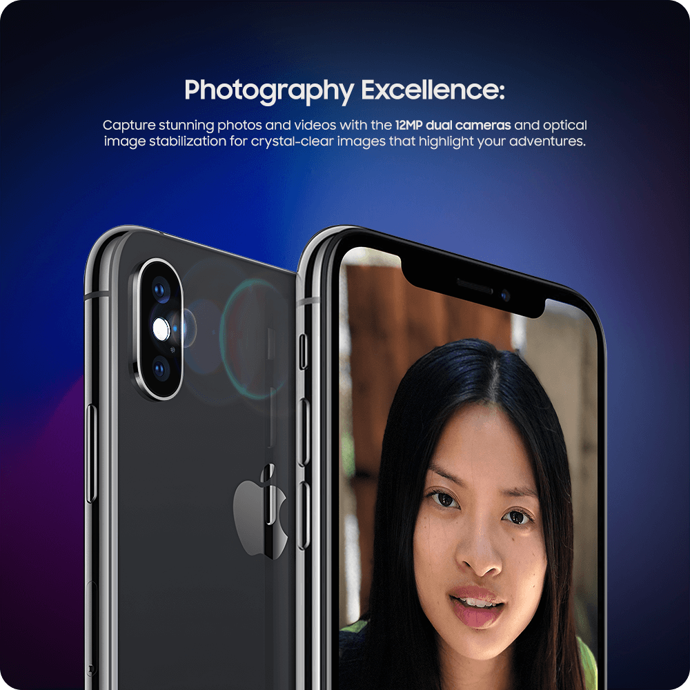 iPhone Ｘ Apple iPhone X 256GB 64GB GSM Unlocked ATT Verizon Straight